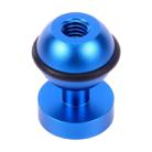 PULUZ CNC Aluminum Ball Head Adapter Mount for GoPro Hero11 Black / HERO10 Black /9 Black /8 Black /7 /6 /5 /5 Session /4 Session /4 /3+ /3 /2 /1, DJI Osmo Action and Other Action Cameras, Diameter: 2.5cm(Blue) - 1