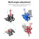 PULUZ Triple Ball Clamp Open Hole Diving Camera Bracket CNC Aluminum Spring Flashlight Clamp for Diving Underwater Photography System(Blue) - 7