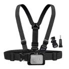 PULUZ Adjustable Body Mount Belt Chest Strap with J Hook Mount & Long Screw for GoPro Hero12 Black / Hero11 /10 /9 /8 /7 /6 /5, Insta360 Ace / Ace Pro, DJI Osmo Action 4 and Other Action Cameras - 1