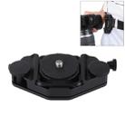 PULUZ Capture Camera Clip CNC Aluminum Alloy Quick Release Clip with Plate (Black) - 1