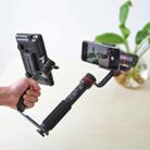 PULUZ L-Shape Bracket Handheld Grip Holder with Dual Side Cold Shoe Mounts for Video Light Flash, DSLR Camera - 5