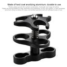 PULUZ Triple Ball Clamp Diving Camera Bracket Aluminum Spring Flashlight Clamp for Diving Underwater Photography System - 4