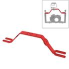 PULUZ Diving Tray Bracket Dual Handle Grip Handheld Expansion Mount System (Red) - 1