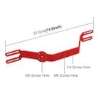PULUZ Diving Tray Bracket Dual Handle Grip Handheld Expansion Mount System (Red) - 3