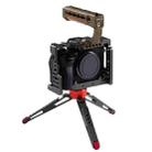 PULUZ Camera Wooden Top Handle with Cold Shoe Mount for Mirrorless Camera Cage Stabilizer(Bronze) - 6