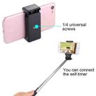 PULUZ Selfie Sticks Tripod Mount Phone Clamp with 1/4 inch Screw Hole for iPhone, Samsung, HTC, Sony, LG and other Smartphones - 6