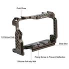 PULUZ Video Camera Cage Stabilizer for Sony A7 III & A7M3 / A7R3 & A7R III, without Handle(Bronze) - 3