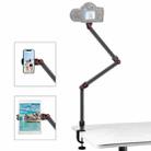 PULUZ Overhead Camera Mount C-Clamp Desk Stand Live Holder(Black) - 1