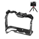 For Canon EOS R10 PULUZ Metal Camera Cage Stabilizer Rig (Black) - 1