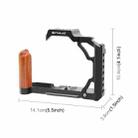 [US Warehouse] For Nikon ZFC PULUZ Wood Handle Metal Camera Cage Stabilizer Rig - 2