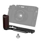 For Fujifilm X100VI PULUZ 1/4 inch Vertical Shoot Quick Release L Plate Bracket Base Holder (Black) - 1