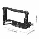 For Sony ILCE-A7CM2 / Alpha 7C II / Alpha 7CR PULUZ Metal Camera Cage Stabilizer Rig (Black) - 2