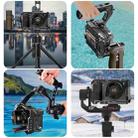 For Sony ILCE-A7CM2 / Alpha 7C II / Alpha 7CR PULUZ Metal Camera Cage Stabilizer Rig (Black) - 3