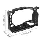 For Sony A6500 / A6400 / A6300 / A6000 PULUZ Metal Camera Cage Expansion Mount Stabilizer Rig (Black) - 2