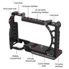 For Sony A6500 / A6400 / A6300 / A6000 PULUZ Metal Camera Cage Expansion Mount Stabilizer Rig (Black) - 4