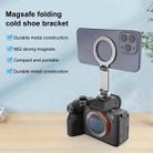 Foldable MagSafe Magnet Cold Shoe On-Camera Phone Mount (Grey) - 2