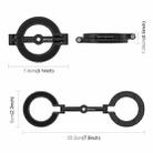 MagSafe Dual-Head Magnetic Folding Phone Holder Bracket (Black) - 3