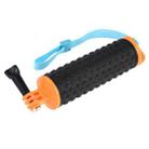 PULUZ Floating Handle Hand Grip Buoyancy Rods with Strap for GoPro HERO10 Black / HERO9 Black / HERO8 Black / HERO7 /6 /5 /5 Session /4 Session /4 /3+ /3 /2 /1, Xiaoyi and Other Action Cameras(Orange) - 2