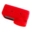 PULUZ Silicone Protective Case with Lens Cover for DJI Osmo Action(Red) - 3