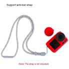 PULUZ Silicone Protective Case with Lens Cover for DJI Osmo Action(Red) - 5