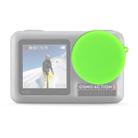 PULUZ Silicone Protective Lens Cover for DJI Osmo Action(Green) - 1