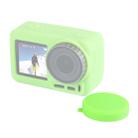 PULUZ Silicone Protective Lens Cover for DJI Osmo Action(Green) - 4