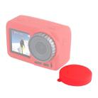 PULUZ Silicone Protective Lens Cover for DJI Osmo Action(Red) - 4