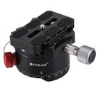 PULUZ Aluminum Alloy Panoramic Indexing Rotator Ball Head with Quick Release Plate for Camera Tripod Head - 2