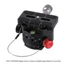 PULUZ Aluminum Alloy Panoramic Indexing Rotator Ball Head with Quick Release Plate for Camera Tripod Head - 6