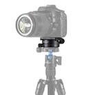 PULUZ Aluminum Alloy 360 Degree Rotation Panorama Ball Head with Quick Release Plate for Camera Tripod Head - 1