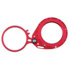 PULUZ Aluminum Alloy 67mm to 67mm Swing Wet-Lens Diopter Adapter Mount for DSLR Underwater Diving Housing(Red) - 5