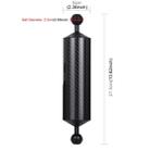 PULUZ 10.82 inch 27.5cm Length 60mm Diameter Dual Balls Carbon Fiber Floating Arm, Ball Diameter: 25mm, Buoyancy: 350g - 3