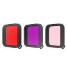 PULUZ Housing Diving Color Lens Filter for DJI Osmo Action(Purple) - 6