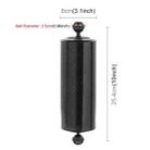 PULUZ 10.82 inch 27.5cm Length 80mm Diameter Dual Balls Carbon Fiber Floating Arm, Ball Diameter: 25mm, Buoyancy: 800g - 2