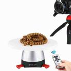 PULUZ Electronic 360 Degree Rotation Panoramic Tripod Head + Round Tray with Control Remote for Smartphones, GoPro, DSLR Cameras(Red) - 2