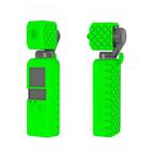 PULUZ  2 in 1 Diamond Texture Silicone Cover Case Set for DJI OSMO Pocket(Green) - 1