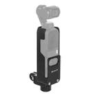 PULUZ Housing Shell CNC Aluminum Alloy Protective Cover for DJI OSMO Pocket(Black) - 1