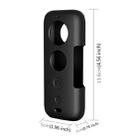 PULUZ Silicone Protective Case with Lens Cover for Insta360 ONE X(Black) - 5