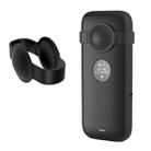 PULUZ Silicone Protective Case with Lens Cover for Insta360 ONE X(Black) - 6