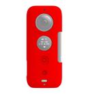PULUZ Silicone Protective Case with Lens Cover for Insta360 ONE X(Red) - 3