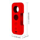PULUZ Silicone Protective Case with Lens Cover for Insta360 ONE X(Red) - 5
