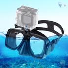 PULUZ Water Sports Diving Equipment Diving Mask Swimming Glasses for GoPro Hero11 Black / HERO10 Black / HERO9 Black /HERO8 / HERO7 /6 /5 /5 Session /4 Session /4 /3+ /3 /2 /1, Insta360 ONE R, DJI Osmo Action and Other Action Cameras(Black) - 1