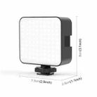 PULUZ 100 LED 5W 3-color Temperatures Adjustable Video Splicing Fill Light for Camera / Video Camcorder (Black) - 2