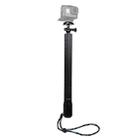 PULUZ Waterproof Aluminum Alloy Extendable Handheld Selfie Stick Monopod with Quick Release Base & Long Screw & Lanyard for GoPro Hero11 Black / HERO10 Black / HERO9 Black /HERO8 / HERO7 /6 /5 /5 Session /4 Session /4 /3+ /3 /2 /1, Insta360 ONE R, DJI Osmo Action and Other Action Cameras, Length: 38-97cm - 1