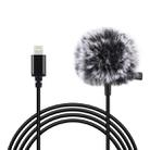 PULUZ 1.5m 8 Pin Jack Lavalier Wired Condenser Recording Microphone - 1