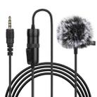 PULUZ 3.5mm Jack Lavalier Omnidirectional Condenser Recording Video Microphone, Length: 6m - 1