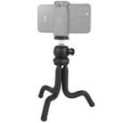 PULUZ Mini Octopus Flexible Tripod Holder with Ball Head for SLR Cameras, GoPro, Cellphone, Size: 25cmx4.5cm - 1