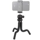 [US Warehouse] PULUZ Mini Octopus Flexible Tripod Holder with Ball Head for SLR Cameras, GoPro, Cellphone, Size: 25cmx4.5cm - 1