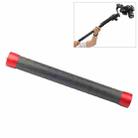 PULUZ Carbon Fiber Extension Monopod Pole Rod Extendable Stick for DJI / MOZA / Feiyu V2 / Zhiyun G5 / SPG Gimbal, Length: 35cm(Red) - 1