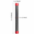 PULUZ Carbon Fiber Extension Monopod Pole Rod Extendable Stick for DJI / MOZA / Feiyu V2 / Zhiyun G5 / SPG Gimbal, Length: 35cm(Red) - 3